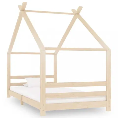 Dětské pokoje Dětská postel 90x200 borovice Dekorhome Přírodní dřevo