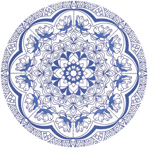 Prostírání Prostírání Iva Květ modrá, 38 cm
