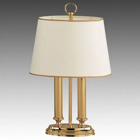 Stolní lampy Knapstein Exkluzivní stolní lampa Queen mini, mosaz