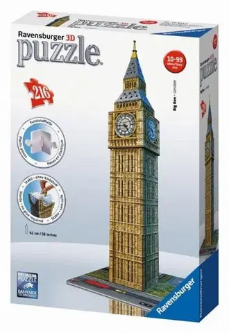 Hračky puzzle RAVENSBURGER - Puzzle Big Ben 3D dílků 216