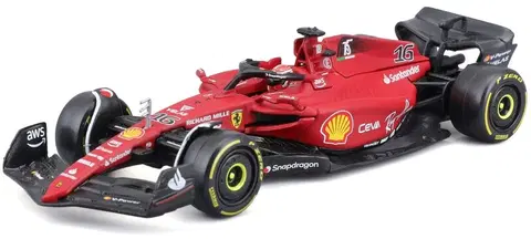 Hračky BBURAGO - 1:43 Formule F1 Ferrari Scuderia F1-75 (2022) nr.16 Charles Leclerc - with driver