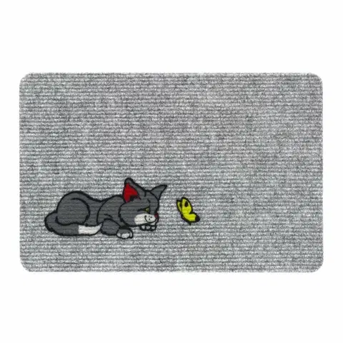 Koberce a koberečky Vopi Rohožka Flocky Kočka, 40 x 60 cm