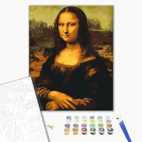 Reprodukce umělců Malování podle čísel Leonardo da Vinci - Mona Lisa