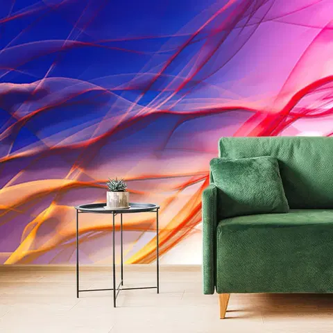 Samolepící tapety Samolepící tapeta abstraktní vlnky plné barev