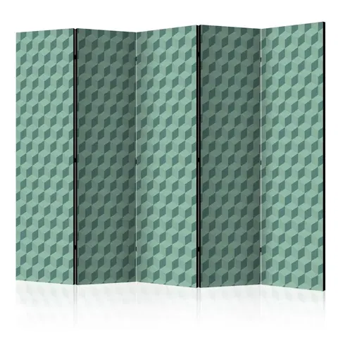 Paravány Paraván Monochromatic cubes Dekorhome 225x172 cm (5-dílný)