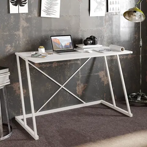 Kancelářské a psací stoly Psací stůl ANEMON bílá
