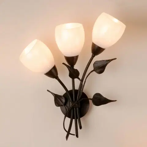 Nástěnná svítidla Menzel Menzel Chalet - květinové nástěnné světlo
