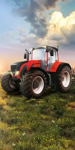 Osušky Faro Bavlněný ručník Turbo Traktor 004 - 70x140 cm