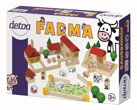 Hračky stavebnice DETOA - Farma Stavebnice