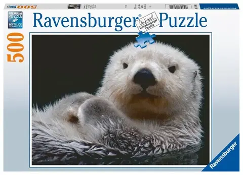 Hračky puzzle RAVENSBURGER - Roztomilá malá vydra 500 dílků