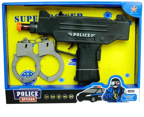 Hračky - zbraně MAC TOYS - Policejní pistole s pouty