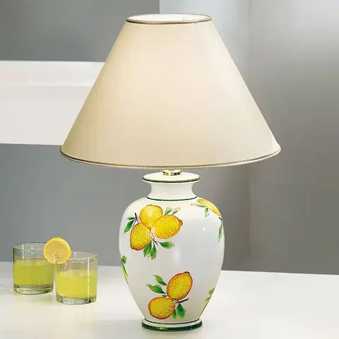 Stolní lampy austrolux Stolní lampa Giardino Lemone, Ø 40 cm