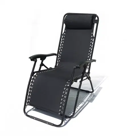 Zahradní křesla a židle ArtRoja Zahradní polohovací křeslo 2320 OXFORD | černé