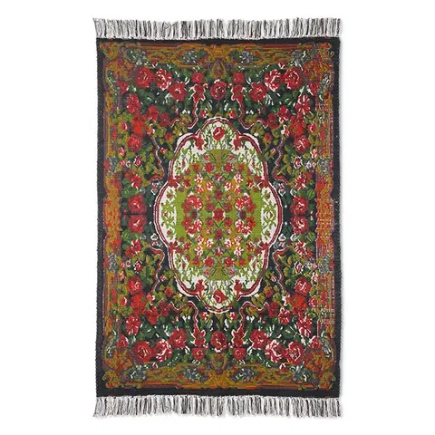 Koberce a koberečky Barevný koberec s růžemi Kelim rug Rose - 120*180cm HKLIVING TTK3051