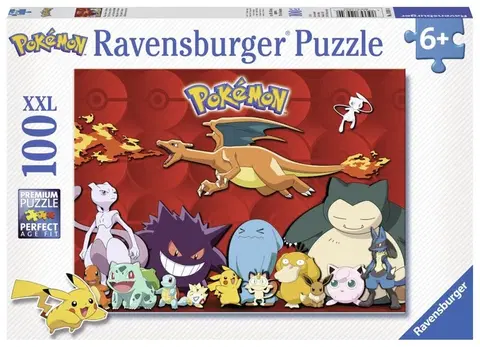 Hračky puzzle RAVENSBURGER - Pokémon 100 dílků