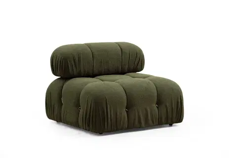 Pohovky a gauče Jednomístná pohovka BUBBLE O1 zelená