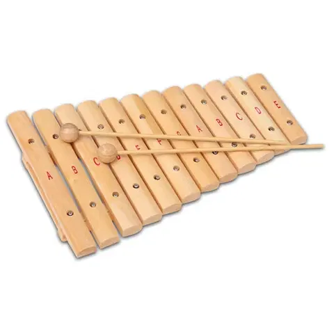 Hračky BONTEMPI - Dřevěný xylofon XLW12