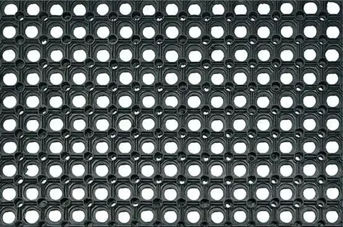 Rohožky Kontrast Rohožka čtverrohá HONEYCOMB 50 x 100 cm černá