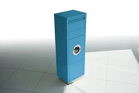 Poštovní schránky Radius design cologne Schránka na balíky RADIUS DESIGN (LETTERMANN standing ovation 1 blue 600N) modrá