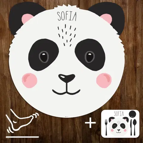 Hrací podložky Hrací podložka pro miminko - Černobílá panda