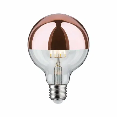 LED žárovky PAULMANN LED Globe 6,5 W E27 zrcadlový svrchlík měď teplá bílá 286.74