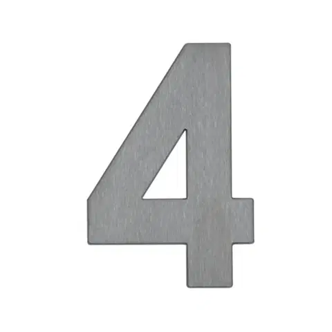 Čísla domů Albert Leuchten Domovní číslo 4 - z nerezové oceli