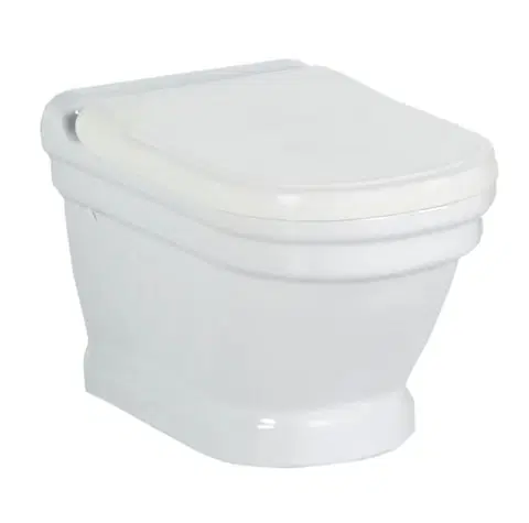 Záchody SAPHO ANTIK závěsná WC mísa, 36x53cm, bílá AN320