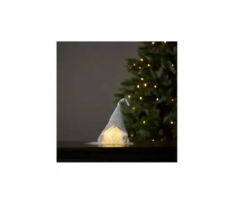 Vánoční dekorace Eglo Eglo 411469 - LED Vánoční dekorace JOYLIGHT 1xLED/0,06W/3xAG13 šedá 