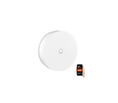 Svítidla  Neo  NEO 07780L - Náhradní bezdrátové tlačítko pro zvonek IP55 Wi-Fi Tuya bílá 