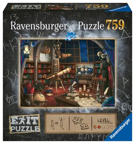 Hračky puzzle RAVENSBURGER - Exit Puzzle: Hvězdárna 759 dílků