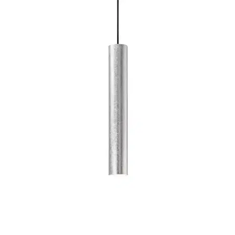 Moderní závěsná svítidla Závěsné svítidlo Ideal Lux Look SP1 Small argento 141800 malé stříbrné