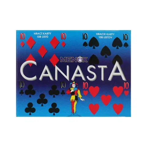 Hračky společenské hry Karty hrací-Canasta Bonaparte papírová krabička