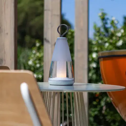 SmartHome venkovní dekorativní svítidla LUTEC connect LED stolní lampa Pepper, RGBW, inteligentní, bílá