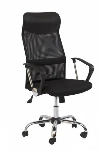 Kancelářské židle Signal Kancelářské křeslo Q-025 černé