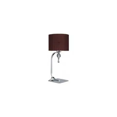 Designové stolní lampy Stolní lampa AZzardo Impress table brown AZ2903 E27 1x60W IP20 33cm hnědá