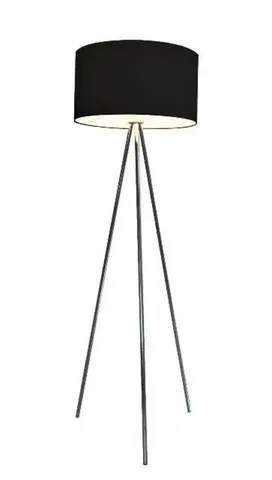 Moderní stojací lampy Stojací lampa AZzardo Finn white AZ1039 E27 1x60W IP20 45cm černá