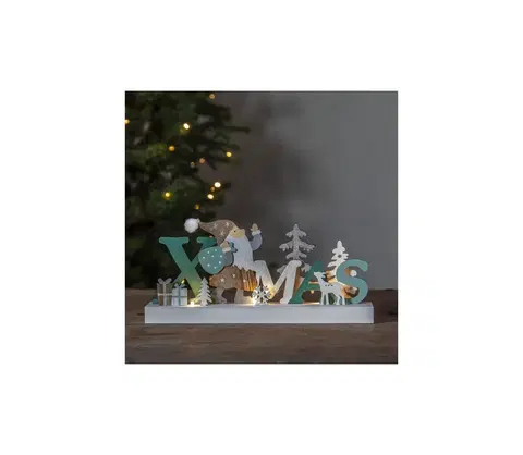 Vánoční dekorace Eglo Eglo 411287 - LED Vánoční dekorace REINBEK 3xLED/0,12W/2xAA 