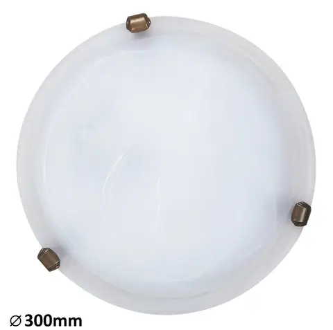 Klasická stropní svítidla Rabalux stropní svítidlo Alabastro E27 1x MAX 60W bílé alabastrové sklo 3203