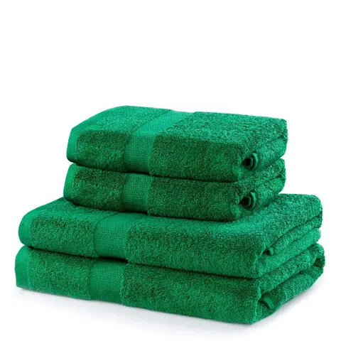 Ručníky Set zelených ručníků DecoKing Niki, velikost 2*70x140+2*50x100