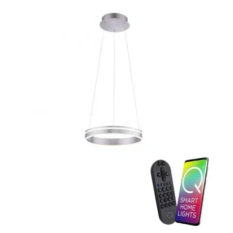 Chytré osvětlení PAUL NEUHAUS Q-VITO, LED závěsné svítidlo, Smart Home, průměr 40cm ZigBee 2700-5000K PN 8410-55