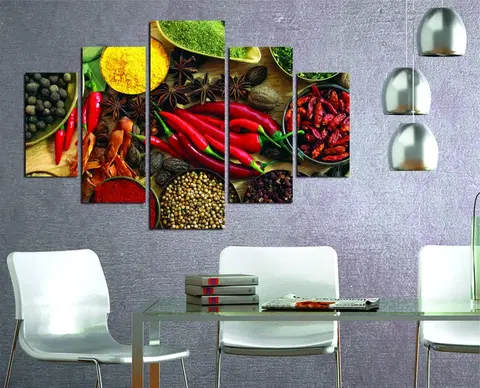 Obrazy Hanah Home Vícedílný obraz Pepper 92 x 56 cm