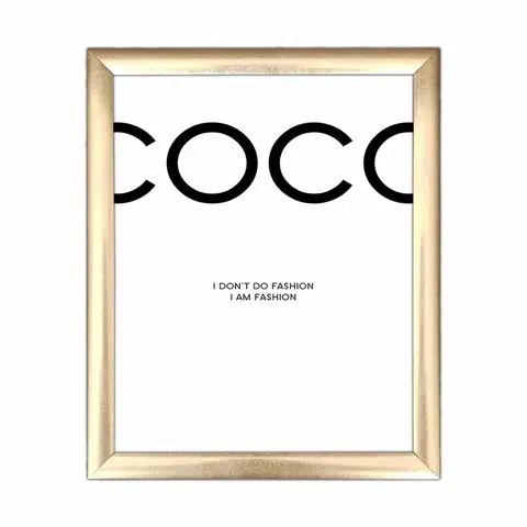 Obrazy Wallity Nástěnný obraz Coco 23,5x28,5 cm bílý