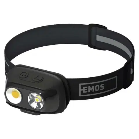 Čelovky EMOS COB LED nabíjecí čelovka P3542, 500lm, 130m, Li-pol 1200 mAh P3542
