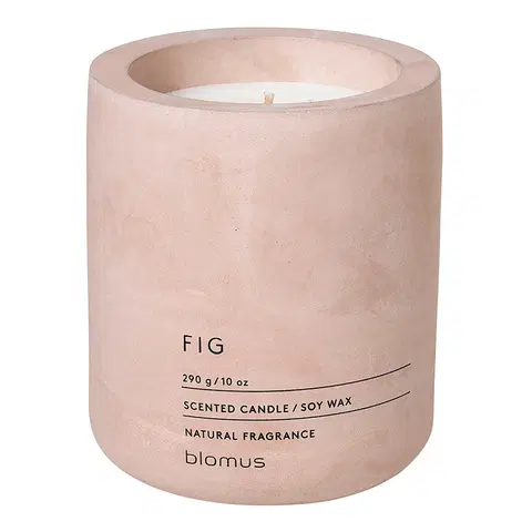 Svíčky Vonná svíčka ze sójového vosku FRAGA světle růžová Ø 9 cm BLOMUS