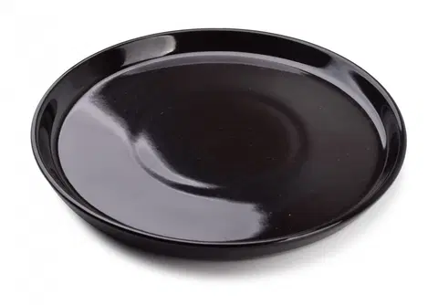 Talíře Affekdesign Jídelní talíř NADINE 24 cm černý