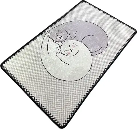 Koupelnové předložky L'essentiel Koupelnový kobereček SWEET CATS 70x120 cm