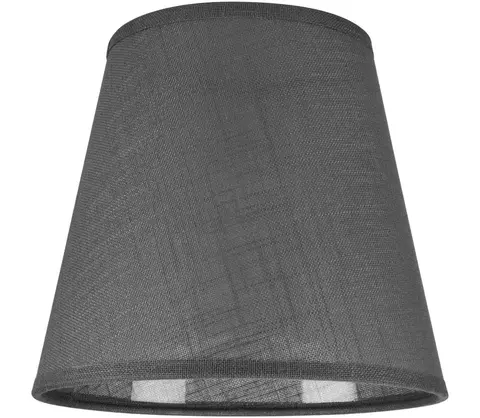 Lampy  Náhradní stínidlo LORENZO E27 pr. 16 cm šedá 