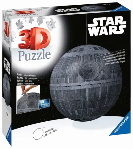 Hračky puzzle RAVENSBURGER - Puzzle-Ball Star Wars: Hvězda smrti 540 dílků