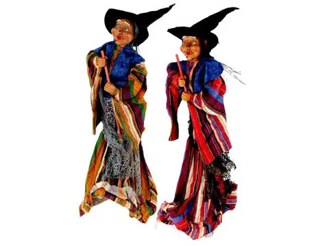 Sošky, figurky - postavy PROHOME - Čarodějnice se světlem a zvukem různé barvy