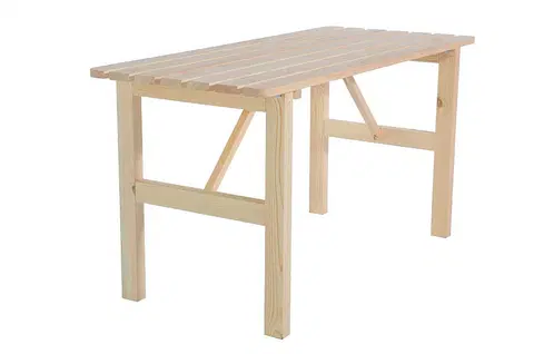 Zahradní stolky DEOKORK Masivní dřevěný zahradní stůl z borovice dřevo 22 mm